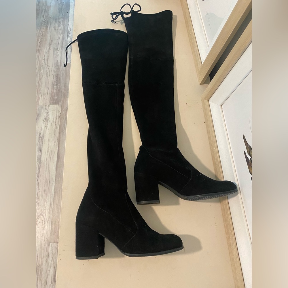 Stuart weitzman thigh high boots 7.5 (fits more like 8.5/9)